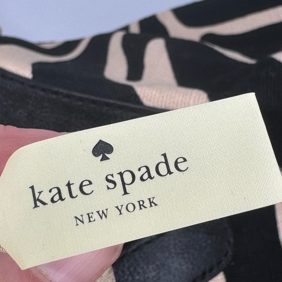 Kate♠️ Spade Bags | Kate ♠️Spade Zebra Print Canvas Crossbody/Satchel - Picture 12 of 16